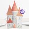 Big Dot of Happiness 3D Princess Castle Centerpiece Table Decorations, Freestanding Princess Party Centerpieces Decor - 8 Count
